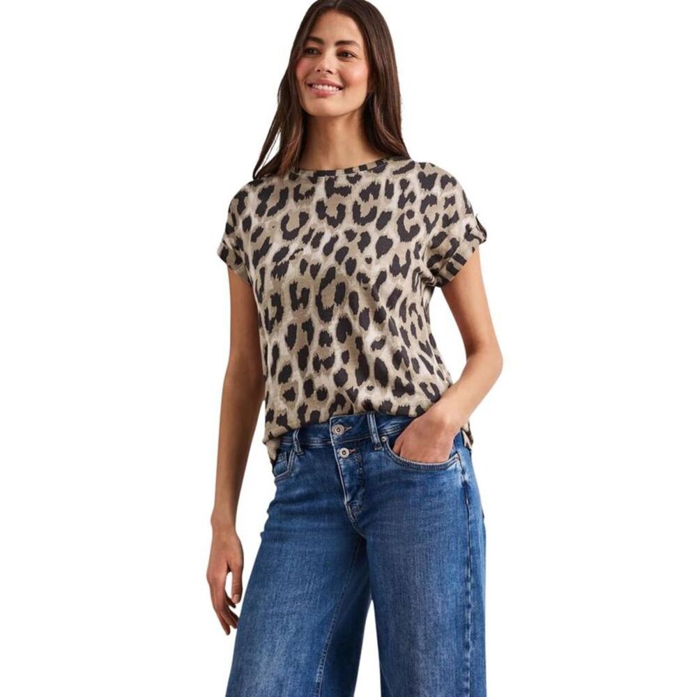 Street One Beige Cotton Women's Blouse